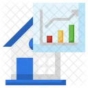 Mortgage Real Estate Analytics Icon