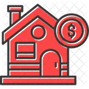 Mortgage Dollar Home Loan Icon