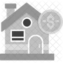 Mortgage Dollar Home Loan Icon