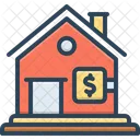 Mortgage Accommodation House Icon