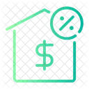 Mortgage Credit Real Estate Icon