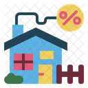 Mortgage Sale Discount Icon