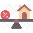 Mortgage Interest House Icon