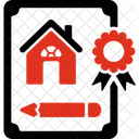 Mortgage Application Loan House Icon