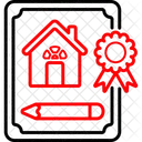 Mortgage Application Loan House Icon