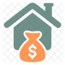 Mortgage Bank Money Icon