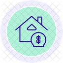 Mortgage Loan Finance Icon