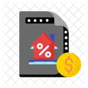 Mortgage House Property Icon