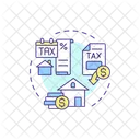 Mortgage Interest Deduction Financial Icon