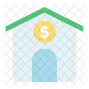 Mortgage Loan Coin Money Icon