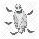 Fantasma Fantasma Branco Assustador Ícone