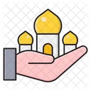 Moschee Beten Hand Symbol