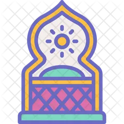 Moschee Fenster  Symbol