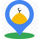 Moschee Lage Lage Moschee Symbol