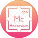Moscovium Preodic Table Preodic Elements Icono