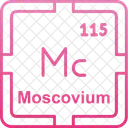 Moscovium Preodic Table Preodic Elements Icon