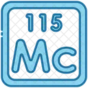 Moscovium Periodic Table Chemists Icon