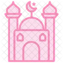 Mosque Duotone Line Icon Icon