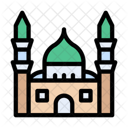 Mosque Icon Of Colored Outline Style Available In Svg Png Eps Ai Icon Fonts