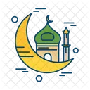 Crecent Mosque Islamic Icon