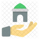 Mosque Pray Hand Icon