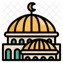 Mosque Muslim Islam Ramadan Kareem Building Architecture Icon