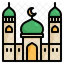 Mosque Muslim Islam Ramadan Kareem Building Icon