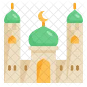 Mosque Muslim Islam Ramadan Kareem Building Icon