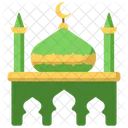 Mosque Crescent Moon Muslim Icon