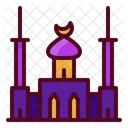 Mosque Building Architecture Icon
