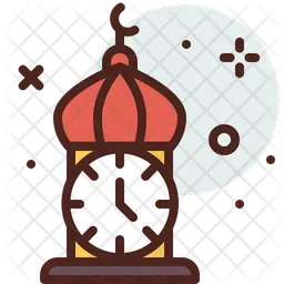 Mosque Clock  Icon
