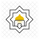 Mosque icon design, vector illustration graphic flat style  アイコン