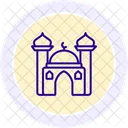 Mosque Line Icon Icon