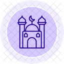 Mosque Line Icon Icon