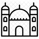 Mosque Islamic Building Religious Place Icon