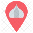 Islam Location Map Icon