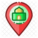 Mosque Location Navigation Icon