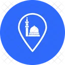 Mosque Location Pointer Map Pin Icon