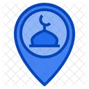 Mosque Placeholder Pin Icon