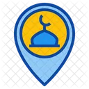Mosque Placeholder Pin Pointer Gps Map Location Icon
