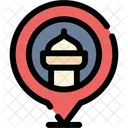 Mosque Pin Accessory Icon