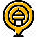 Mosque Pin Accessory Icon