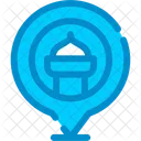 Mosque Pin Accessory Icon