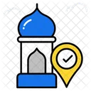 Pilgrims Religious Eid Mubarak Icon