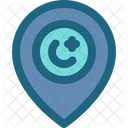 Mosque Pin Location Icon