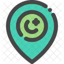 Mosque Pin Location Icon