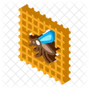 Grid Insect Logo Icon