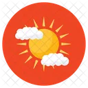 Mostly Sunny Sunny Day Weather Icon