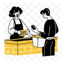 Mostrador De Caja Facturacion Pago Icono