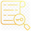 Recherche De Mots Cles Icône